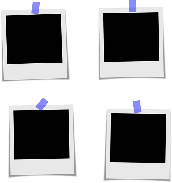 Retro Frame Vecor Illustration Background — Stock Vector