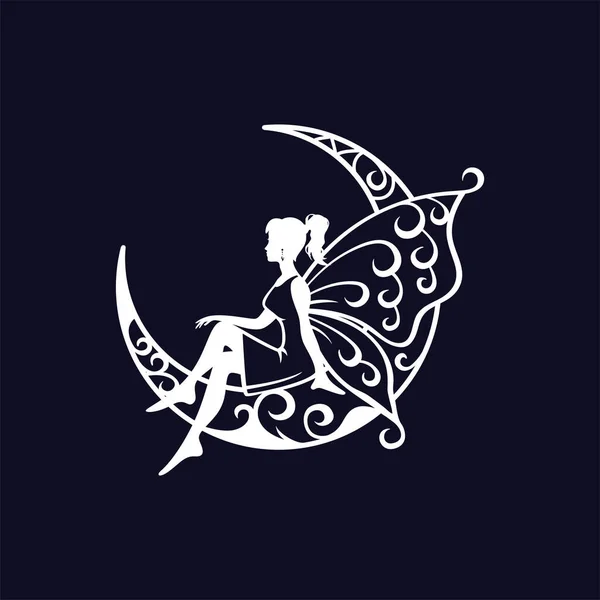 Peri ve hilal şeklinde kesilmiş dosya çizimi