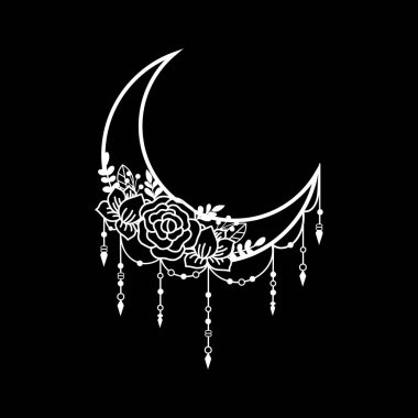 Hilal ay çiçeği, ay süsleme elementi.