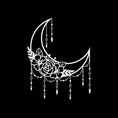 Hilal ay çiçeği, ay süsleme elementi.