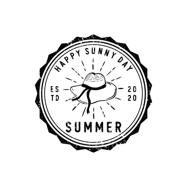 Summer Badges Labels Emblems Logo — Vector de stock