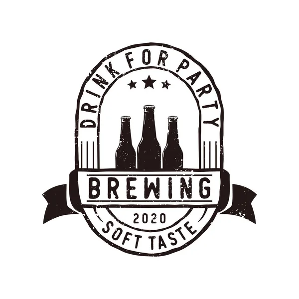 Badges Brewery Brewery Shop Emblems Logo — Διανυσματικό Αρχείο