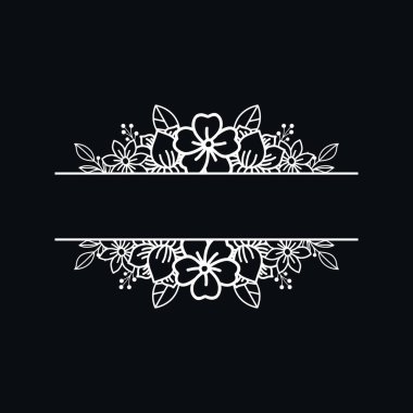 Çiçek kesme dosyası, boşlukta boşluk var