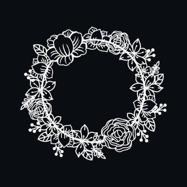 Çiçek kesme dosyası, boşlukta boşluk var