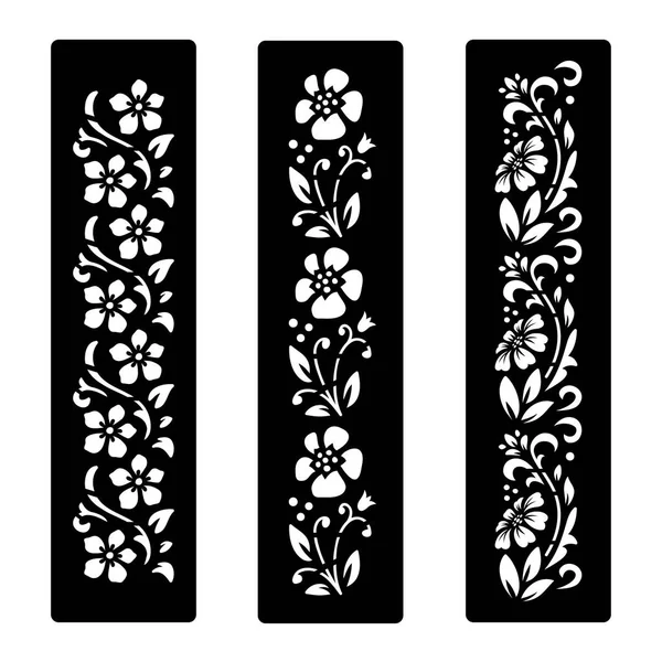 Geçici dövme dizaynlı siyah beyaz çiçek kesim dosyası