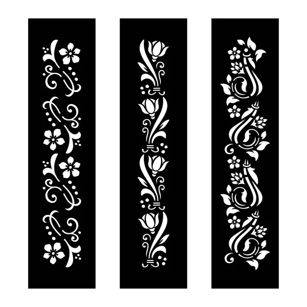 Geçici dövme dizaynlı siyah beyaz çiçek kesim dosyası