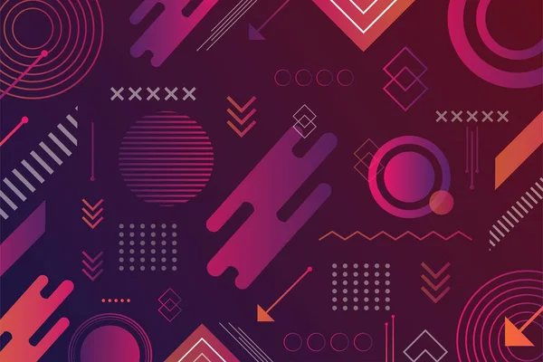 Soyut geometrik geleceksel arkaplan tasarımı