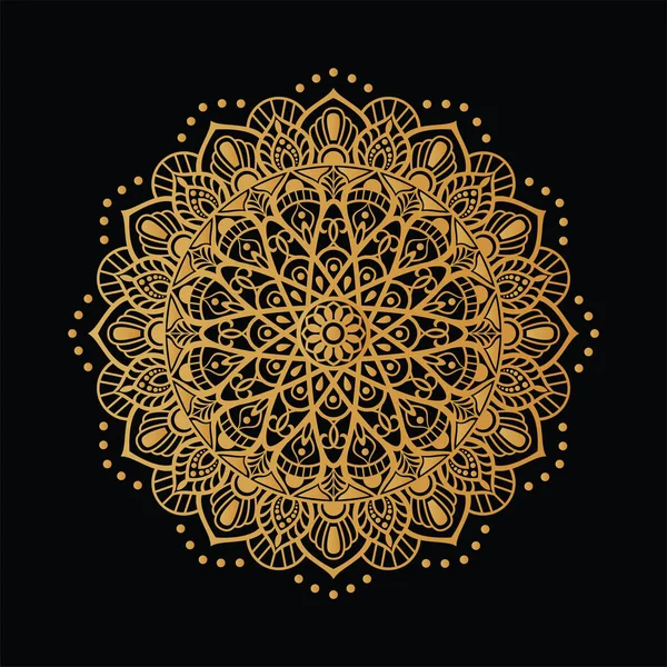 Vektör lüks mandala arkaplanı