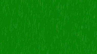 Green screen rain down falling and wind effect