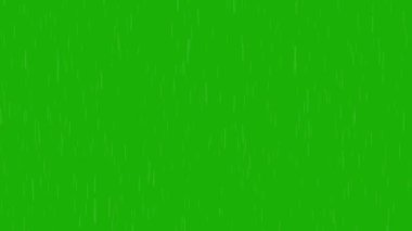 Green screen rain down falling and wind effect