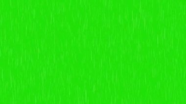 Green screen rain down falling and wind effect