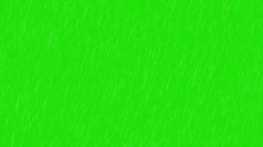 Green screen rain down falling and wind effect