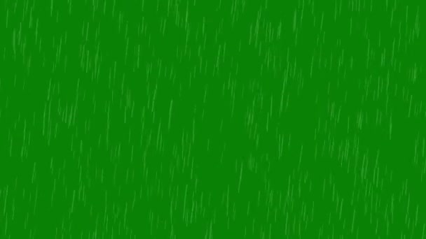Green screen rain down falling and wind effect