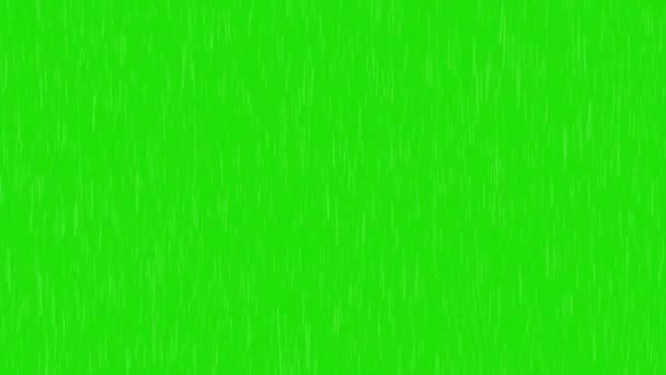Green Screen Rain Falling Wind Effect — Video