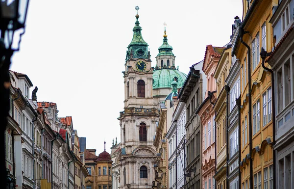 Historical Center Prague Czech Republic Romantic Travel Destination Vintage Filter — Stockfoto