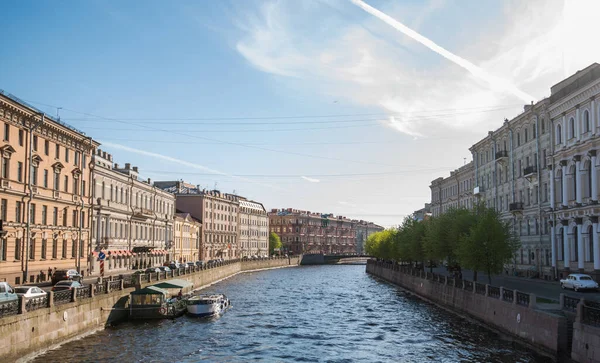 River Channel Petersburg Petersburg Panorama Canals Historic Buildings Beautiful Architecture — Stock Photo, Image