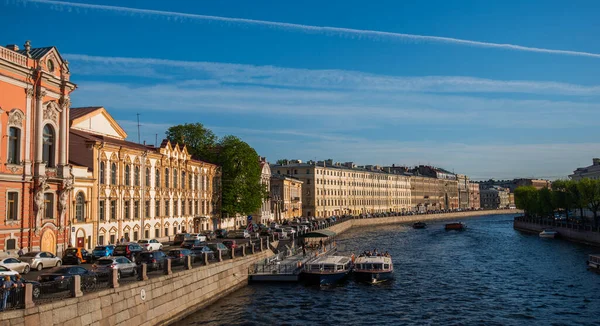 River Channel Petersburg Petersburg Panorama Canals Historic Buildings Beautiful Architecture — Stock Photo, Image