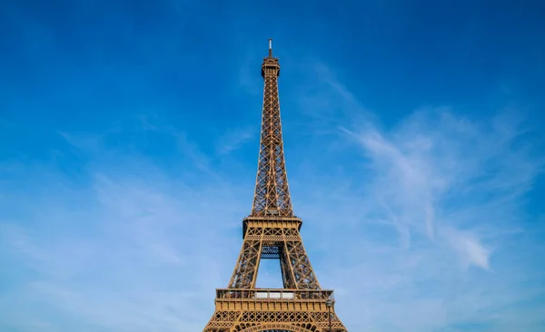 Torre Eiffel París Cielo Azul Brillante París Francia Torre Eiffel — Foto de Stock