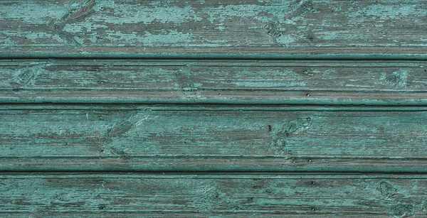 Fondo Legno Vintage Vecchia Tavola Legno Intemperie Dipinta Colore Turchese — Foto Stock