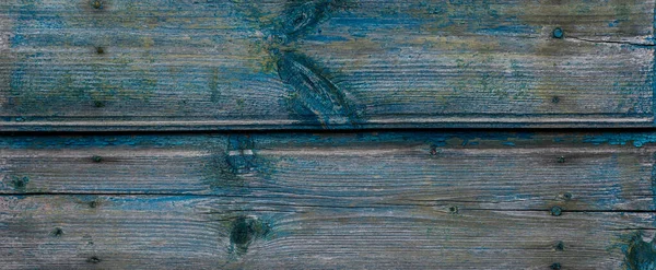 Винтажный Деревянный Фон Старая Выветренная Деревянная Доска Окрашенная Синий Цвет — стоковое фото