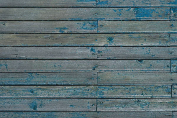 Fondo Legno Vintage Vecchia Tavola Legno Intemperie Dipinta Colore Blu — Foto Stock