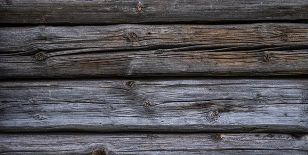 被风吹日晒的老式木制谷仓木 木材墙体纹理背景 用作天然背景 复古调 空模板 — 图库照片