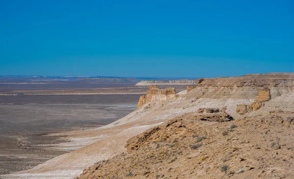 Increíble Paisaje Del Desierto Fondo Hermoso Paisaje Montañas Desérticas Monolíticas — Foto de Stock