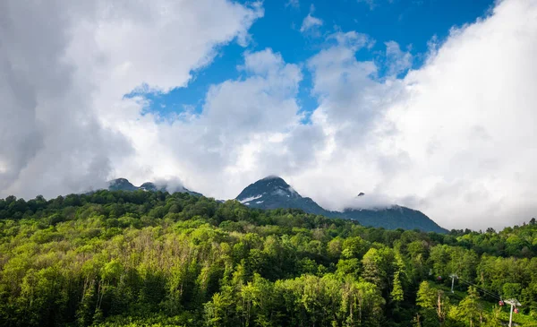 Bella Vista Sulle Montagne Tempo Libero Tempo Libero All Aperto — Foto Stock