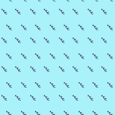 Mavi arkaplanda sarmal oklu suluboya deseni