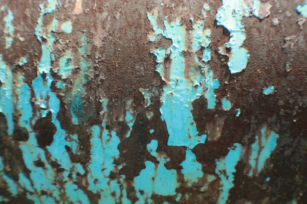 Teal y fondo de color marrón anaranjado oxidado — Foto de Stock