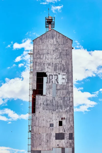 Tower of farming agriculture building metal — Stock Photo, Image