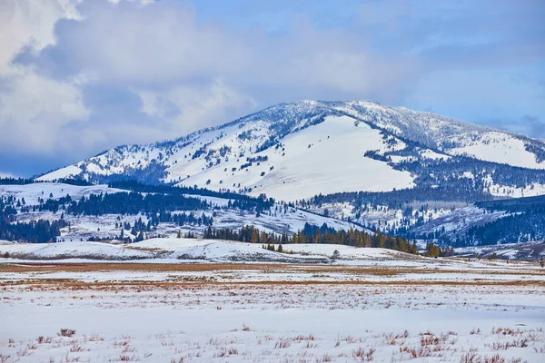 Image Landscape Majestic Snowy Mountains — Stock Photo, Image