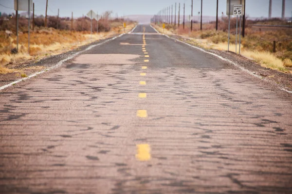 Bild Der Fahrt Auf Der Ikonischen Route American Highway — Stockfoto