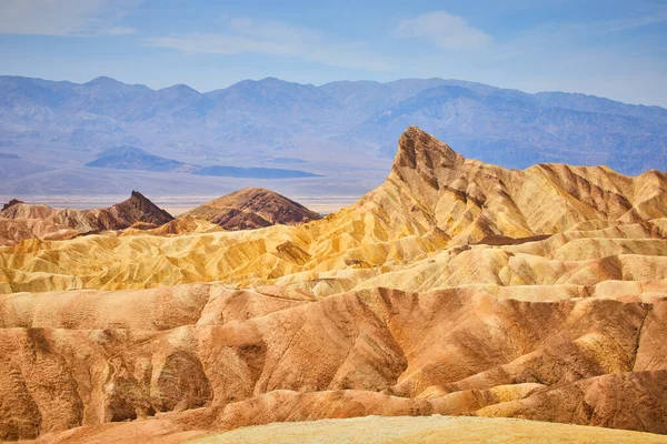 Immagine Formazioni Sedimenti Colorati Zabriskie Point Nella Valle Della Morte — Foto Stock
