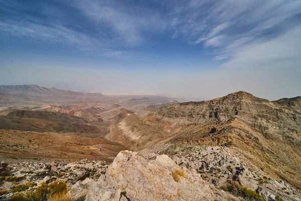 Image of Desert mountains view from top in spring