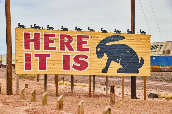 Image of Jack Rabbit Here it Is iconic advertisement on route 66