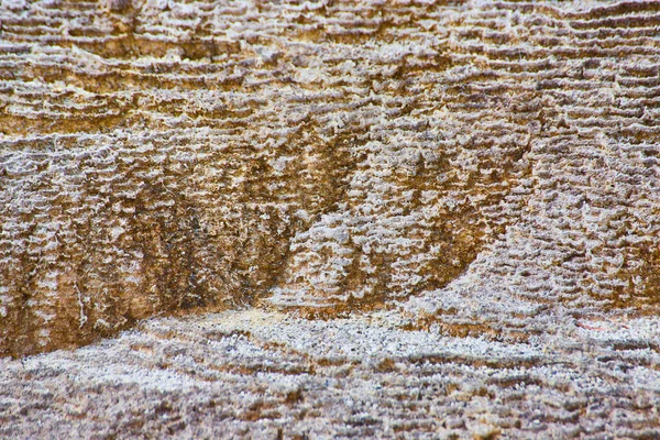 Image Amazing Végtelen Rétegek Egyenesen Yellowstone Teraszok — Stock Fotó