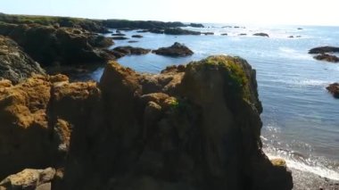 Amerika 'nın batı kıyısındaki Pasifik Okyanusu kıyısındaki Rocky Coast' un videosu.