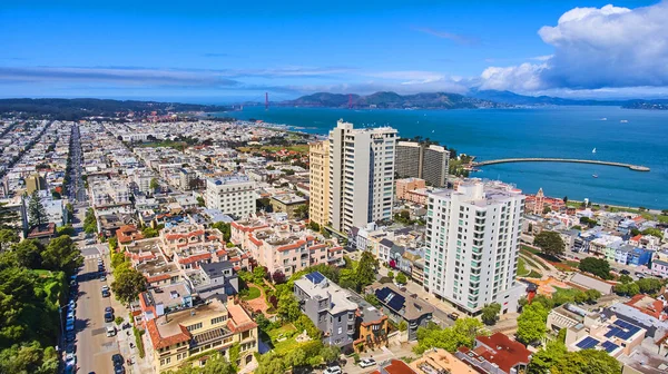 Obraz Oszałamiający Widok Wybrzeże Góry Miasta San Francisco — Zdjęcie stockowe
