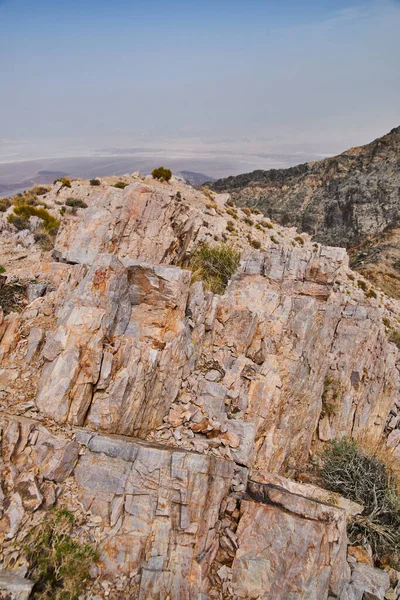 Image Rocks Top Large Mountain Desert — Stock Photo, Image