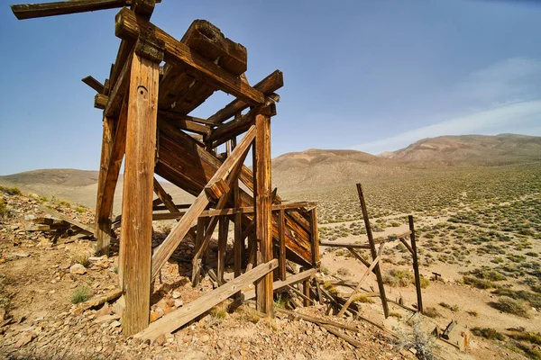 Imagen Equipos Mineros Viejos Grandes Desierto Death Valley — Foto de Stock