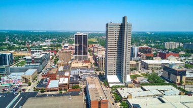 Fort Wayne, Indiana 'nın güneyinden Aerial' ın görüntüsü