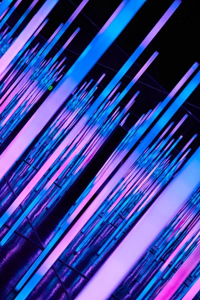 Image Abstract Angled Light Poles Pink Blue — ストック写真