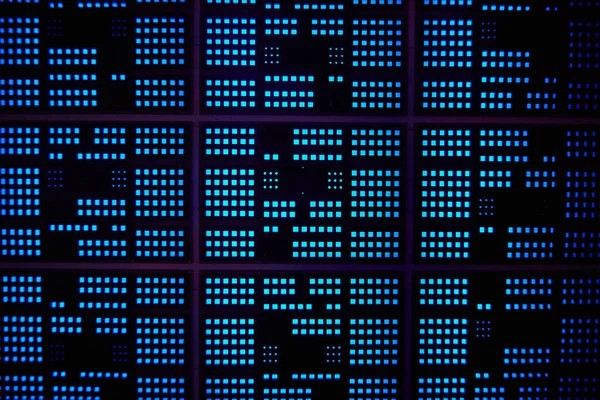 Image Wall Computer Lights Blue — 图库照片