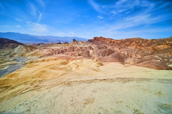Image View Rocky Slope Zabriskie Point Death Valley — Stockfoto