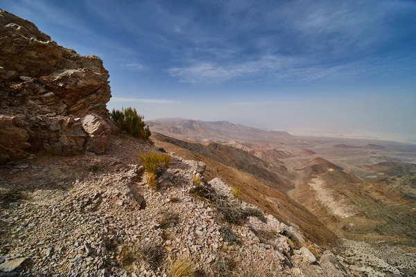 Imagem Vista Deserto América Ocidental Partir Montanhas — Fotografia de Stock