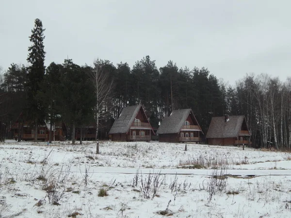 Recreatie Cultuurpark Het Historisch Traditionele Dorp Berendeyevka — Stockfoto