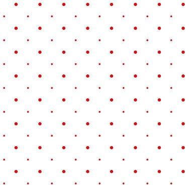 Kalbi olan romantik, kusursuz bir model. Sevgililer Günün kutlu olsun. Beyaz arka planda kırmızı noktalar.