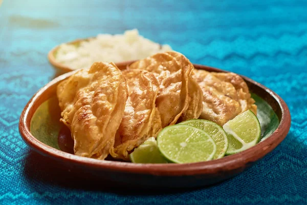 Traditional Barbacoa Tacos Wooden Table Mexican Gastronomy Concept — Stock Photo, Image