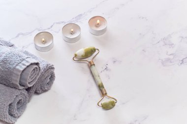 Yüz Bakımı Yeşim Tekerlek Spa Ayarları